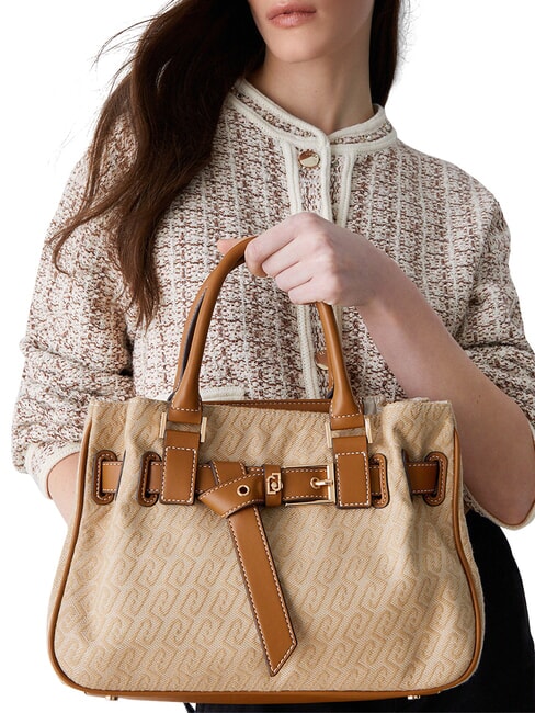 CORALLO Bolso de mano con correa para el hombro. natural - Bolsos Mujer
