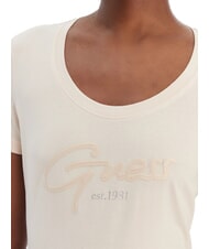 GUESS SCRIPT Camiseta de algod&oacute;n vainilla c&oacute;smica - camiseta - 3
