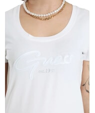 GUESS SCRIPT Camiseta de algod&oacute;n purwhite - camiseta - 3