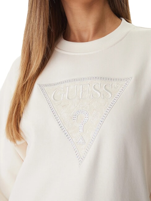 TRIANGLE LACE Camisa de entrenamiento cremwhi - Sudaderas de mujer