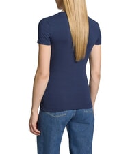 GUESS SCRIPT Camiseta de algod&oacute;n azul ennegrecido - camiseta - 2
