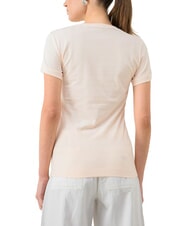 GUESS MINI TRIANGLE Camiseta slim fit vainilla c&oacute;smica - camiseta - 2