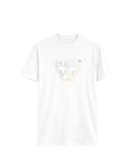 GUESS TRIANGLE HD Camiseta de manga corta purwhite - camiseta - 3