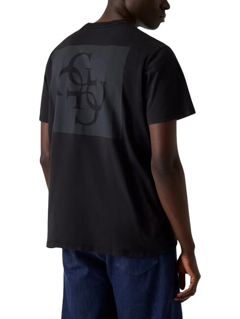 BASIC 4G MIST Camiseta de algod&oacute;n negro azabache multi - camiseta