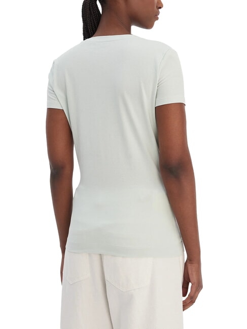 SCRIPT Camiseta de algod&oacute;n verde azulado brumoso - camiseta