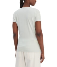 GUESS SCRIPT Camiseta de algod&oacute;n verde azulado brumoso - camiseta - 2