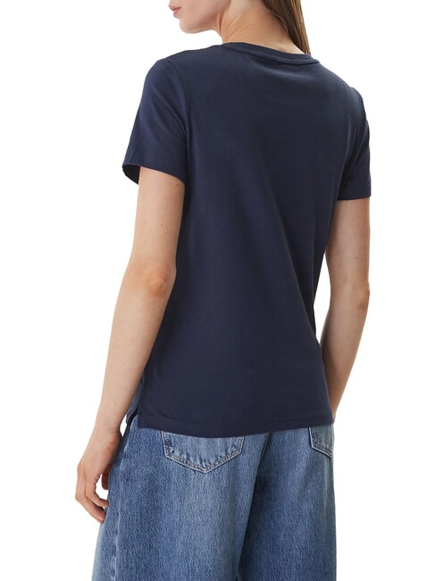 ORIGINAL LOGO Camiseta con logotipo azul ennegrecido - camiseta