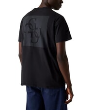 GUESS BASIC 4G MIST Camiseta de algod&oacute;n negro azabache multi - camiseta - 2