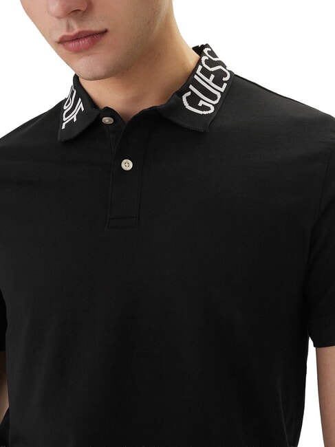 NOLAN Camisa polo de manga corta jetbla - camisa polo