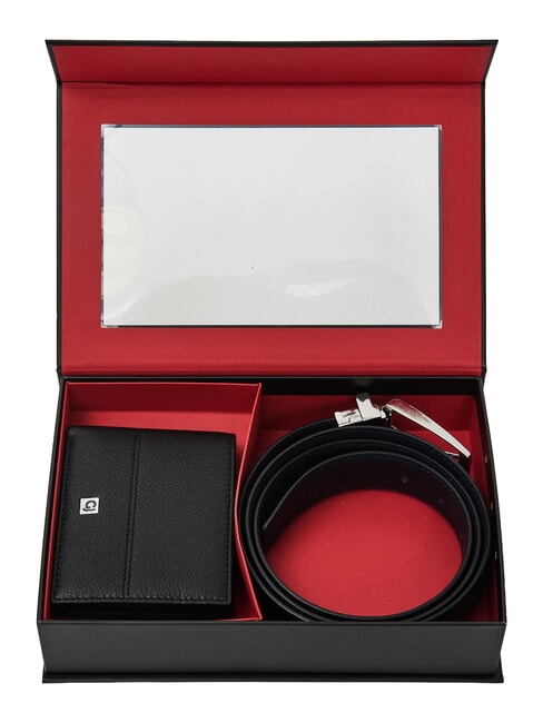 GIFT BOX Kit de cintur&oacute;n y cartera negro/azul - Cinturones