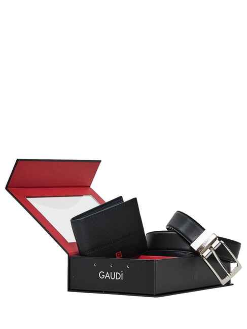 GIFT BOX Kit de cintur&oacute;n y cartera black/blue - Cinturones
