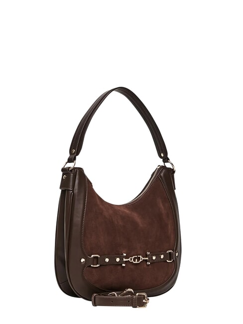 NEW DIAZ LEATHER Bolso de hombro, piel mixta caf&eacute; - Bolsos Mujer
