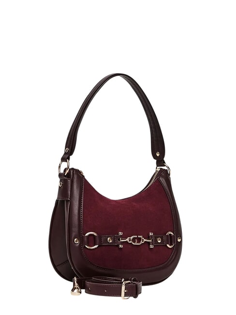 NEW DIAZ LEATHER Mini bolso hobo, bolso de hombro vino - Bolsos Mujer