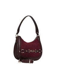 GAUD&Igrave; NEW DIAZ LEATHER Mini bolso hobo, bolso de hombro vino - Bolsos Mujer - 3