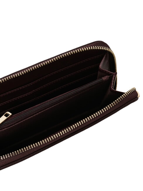 EVA Cartera grande con cremallera vino - Carteras Mujer