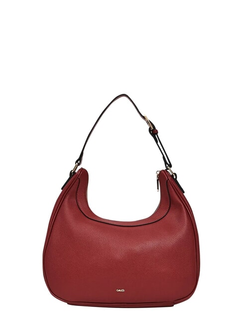 EMMA Bolso de hombro tipo hobo con tachuelas ROJO - Bolsos Mujer