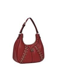 GAUD&Igrave; EMMA Bolso de hombro tipo hobo con tachuelas ROJO - Bolsos Mujer - 3