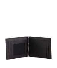 GAUD&Igrave; CALVIN Cartera compacta de cuero NEGRO - Carteras Hombre - 2