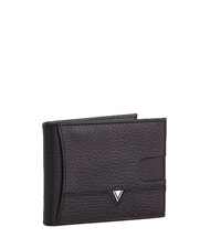 GAUD&Igrave; CALVIN Cartera compacta de cuero NEGRO - Carteras Hombre - 3