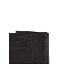 GAUD&Igrave; CALVIN Cartera compacta de cuero NEGRO - Carteras Hombre - 4