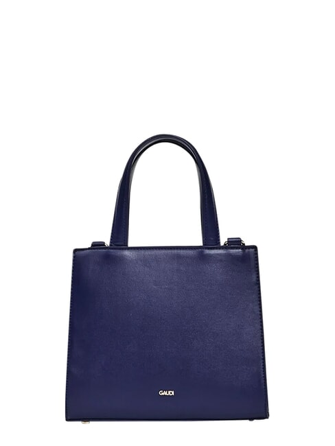 ADA VELUR S Bolso peque&ntilde;o con inserciones de terciopelo azul - Bolsos Mujer