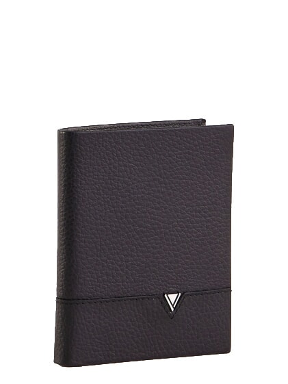 CALVIN Cartera vertical de piel NEGRO - Carteras Hombre