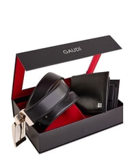 GAUD&Igrave; GIFT BOX Kit de cintur&oacute;n y cartera negro/arena - Cinturones - 3