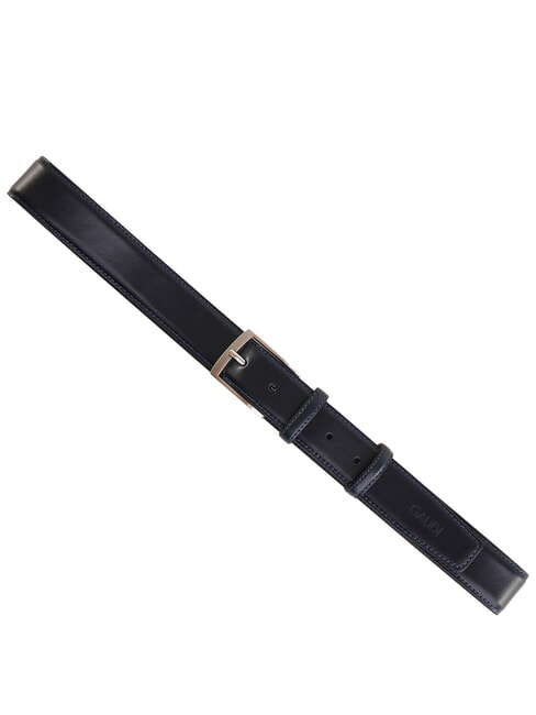 TEXAS Cintur&oacute;n curvo con costuras. azul - Cinturones