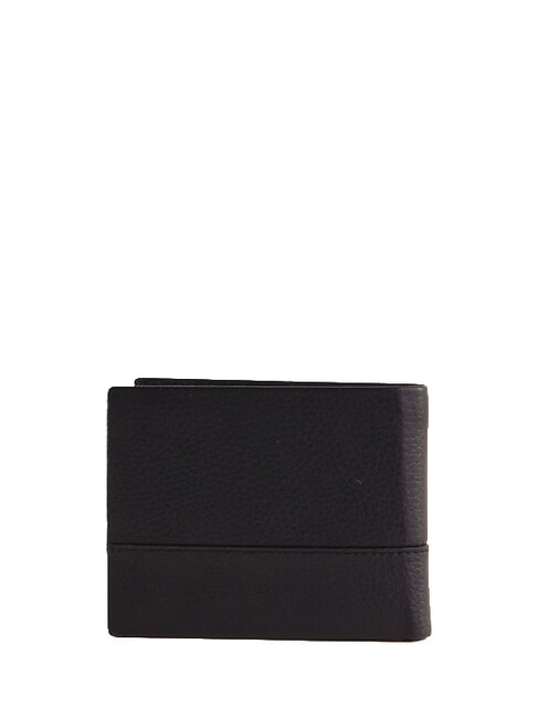 CALVIN Cartera vertical de cuero NEGRO - Carteras Hombre