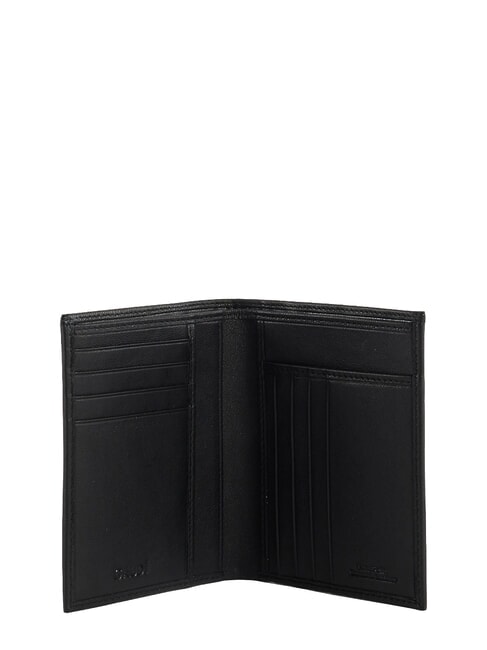 ACE Cartera vertical de cuero NEGRO - Carteras Hombre