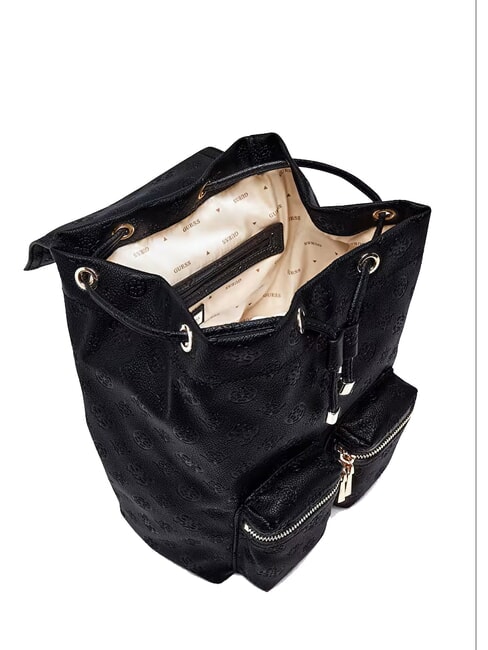 MANHATTAN 2 Mochila logotipo negro - Bolsos Mujer