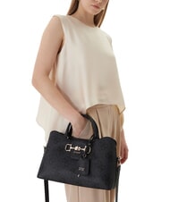 GUESS JANIE LOGO Bolso de mano con correa para el hombro. bolsa de asas Vikky Large Roo Coalog - Bolsos Mujer - 2