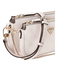 GUESS NOELLE 2 Bolso de hombro logotipo de hueso - Bolsos Mujer - 3