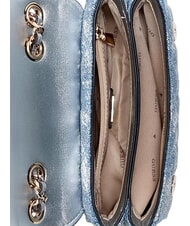 GUESS GIULLY 2 DENIM Bolso de hombro / bolso cruzado mezclilla metalizada - Bolsos Mujer - 4