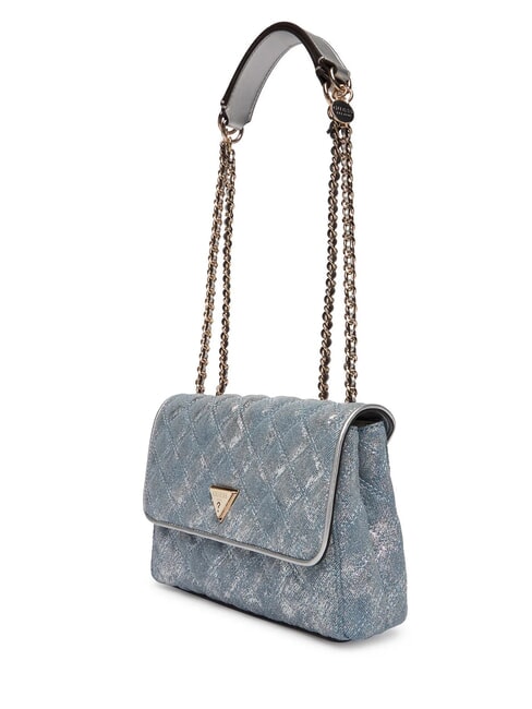 GIULLY 2 DENIM Bolso de hombro / bolso cruzado mezclilla metalizada - Bolsos Mujer