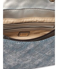 GUESS GIULLY 2 DENIM Bolso de hombro / bolso cruzado mezclilla metalizada - Bolsos Mujer - 5