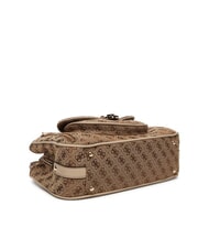 GUESS EMELIE LOGO2 Bolso de mano con correa para el hombro. LOGOTIPO DE LECHE - Bolsos Mujer - 4