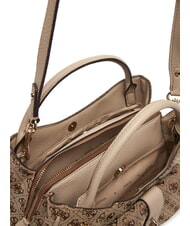 GUESS EMELIE LOGO2 Bolso de mano con correa para el hombro. LOGOTIPO DE LECHE - Bolsos Mujer - 5