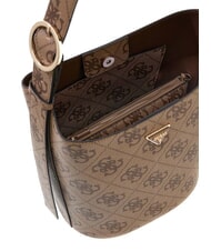 GUESS MERIDIAN 2 Bolso de hombro tipo cubo, con bolso de mano. LOGOTIPO DE LECHE - Bolsos Mujer - 3