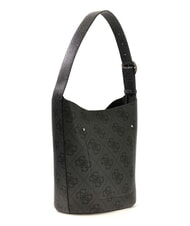 GUESS MERIDIAN 2 Bolso de hombro tipo cubo, con bolso de mano. bolsa de asas Vikky Large Roo Coalog - Bolsos Mujer - 2