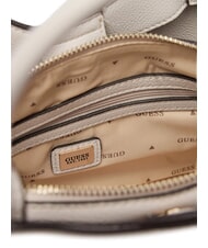 GUESS MERIDIAN 2 Bolso de mano con correa de hombro extra&iacute;ble marfil - Bolsos Mujer - 5