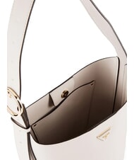 GUESS MERIDIAN 2 Bolso tipo cubo con bolsa marfil - Bolsos Mujer - 4