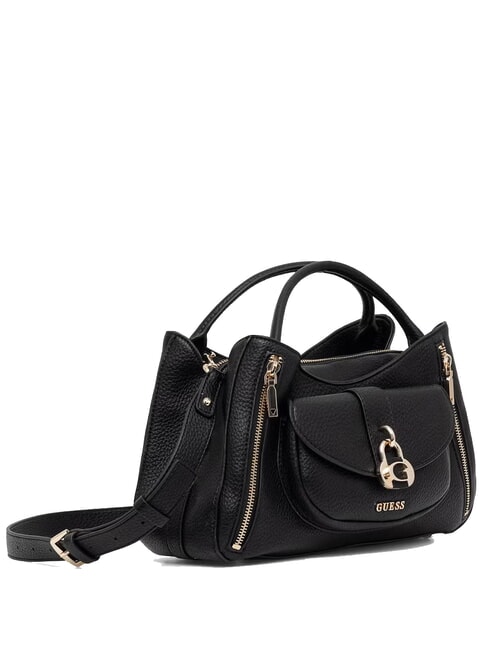 JESSA Bolso de mano con correa para el hombro. NEGRO - Bolsos Mujer