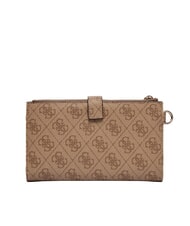 GUESS LAUREL 2 Cartera con logo logotipo de caf&eacute; con leche / marr&oacute;n - Carteras Mujer - 3