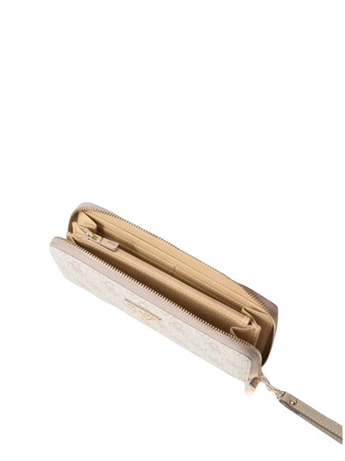 LAUREL 2 Cartera grande con cremallera logotipo de hueso - Carteras Mujer