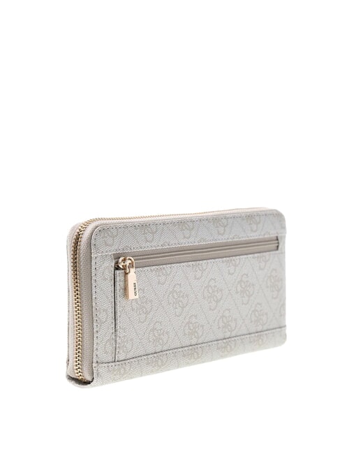 LAUREL 2 Cartera grande con cremallera logotipo de hueso - Carteras Mujer