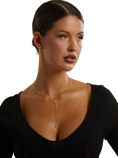 ENDLESS DREAM Collar con dije en forma de infinito oro amarillo - Collares