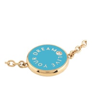 GUESS DREAMING Pulsera de acero oro amarillo/aguamarina - Pulseras - 2
