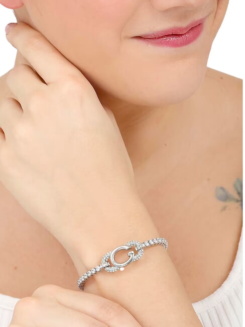 OH MY G Pulsera de plata, dije con logo SILVER - Pulseras