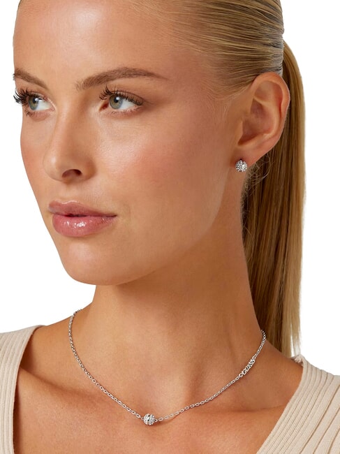 CALYPSO Collar de oro amarillo con aplicaci&oacute;n de cristales. SILVER - Collares